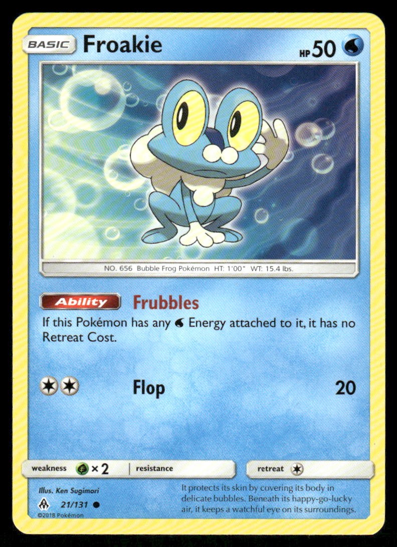 Froakie 21/131 - Forbidden Light - Common NM