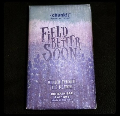 Perfectly Posh Bar Soap Chunk Field Better Soon Lavender Big Full Size 