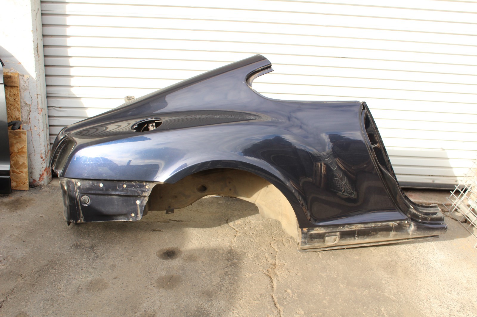 2003-2011 Bentley Continental GT Coupe Rear Right Side Quarter Panel Cut OEM
