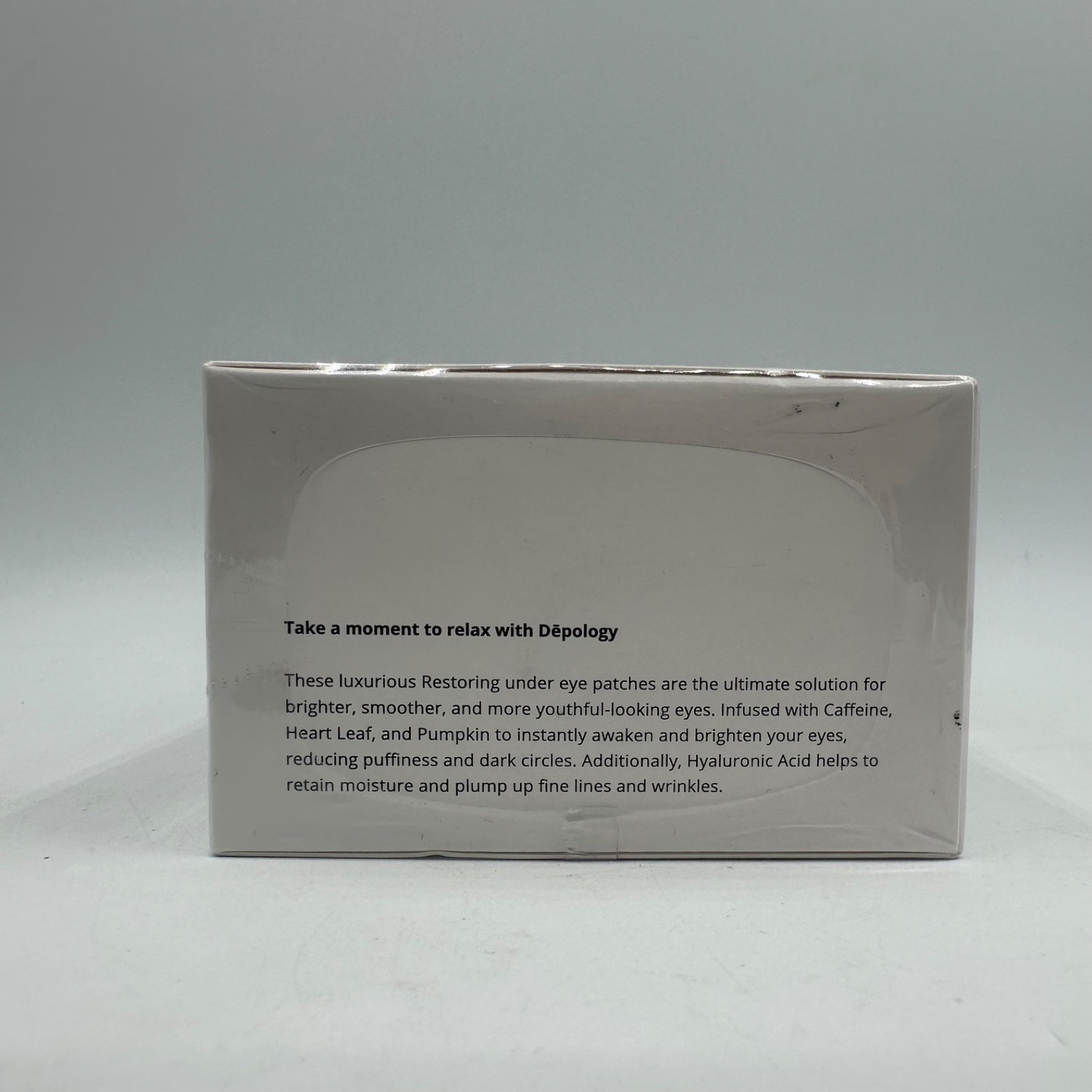 Depology Hydrogel Restoring Day Under Eye Patch 60 Count READ exp 10/11/25