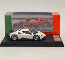 Fine model 1/64 Scale Novitec Ferrari SF90 White Diecast Models Car Collections
