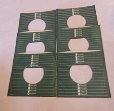 45 RPM 7" RECORD SLEEVES CO. SLEEVE 6 PACK SEE PHOTOS ABC Records (SLV342)