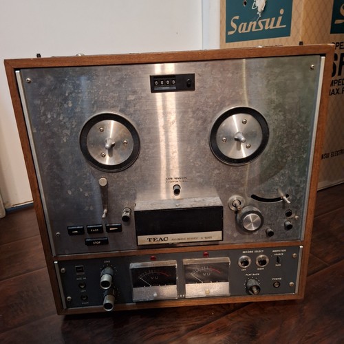 Vintage TEAC A-4010S Automatic Reverse Reel-to-Reel Tape Recorder Japan