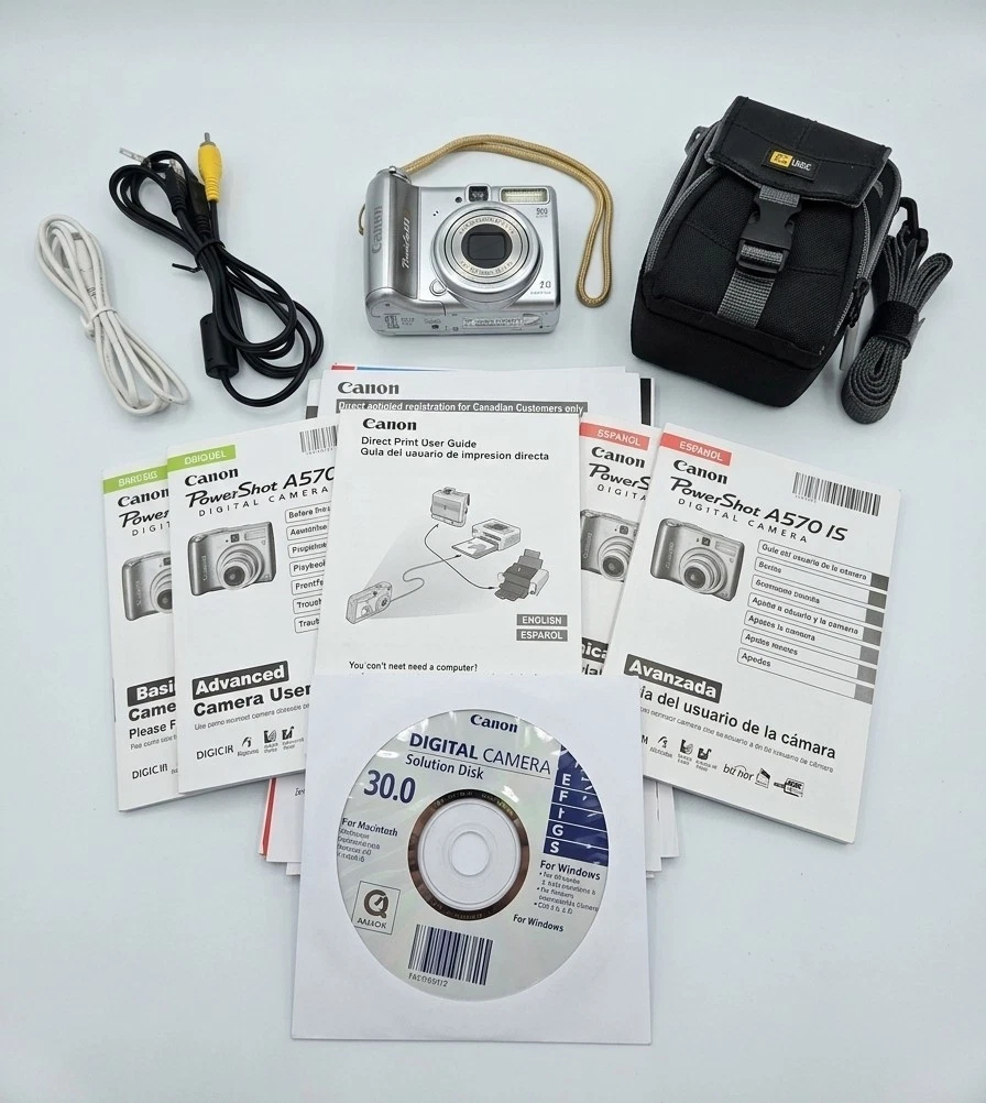 25+ Canon PowerShot A570 IS Digital Cameras for sale | Updated Oct