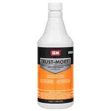 SEM Products 69504 Rust-Mort Rust Preventive Coating Black 1 Quart