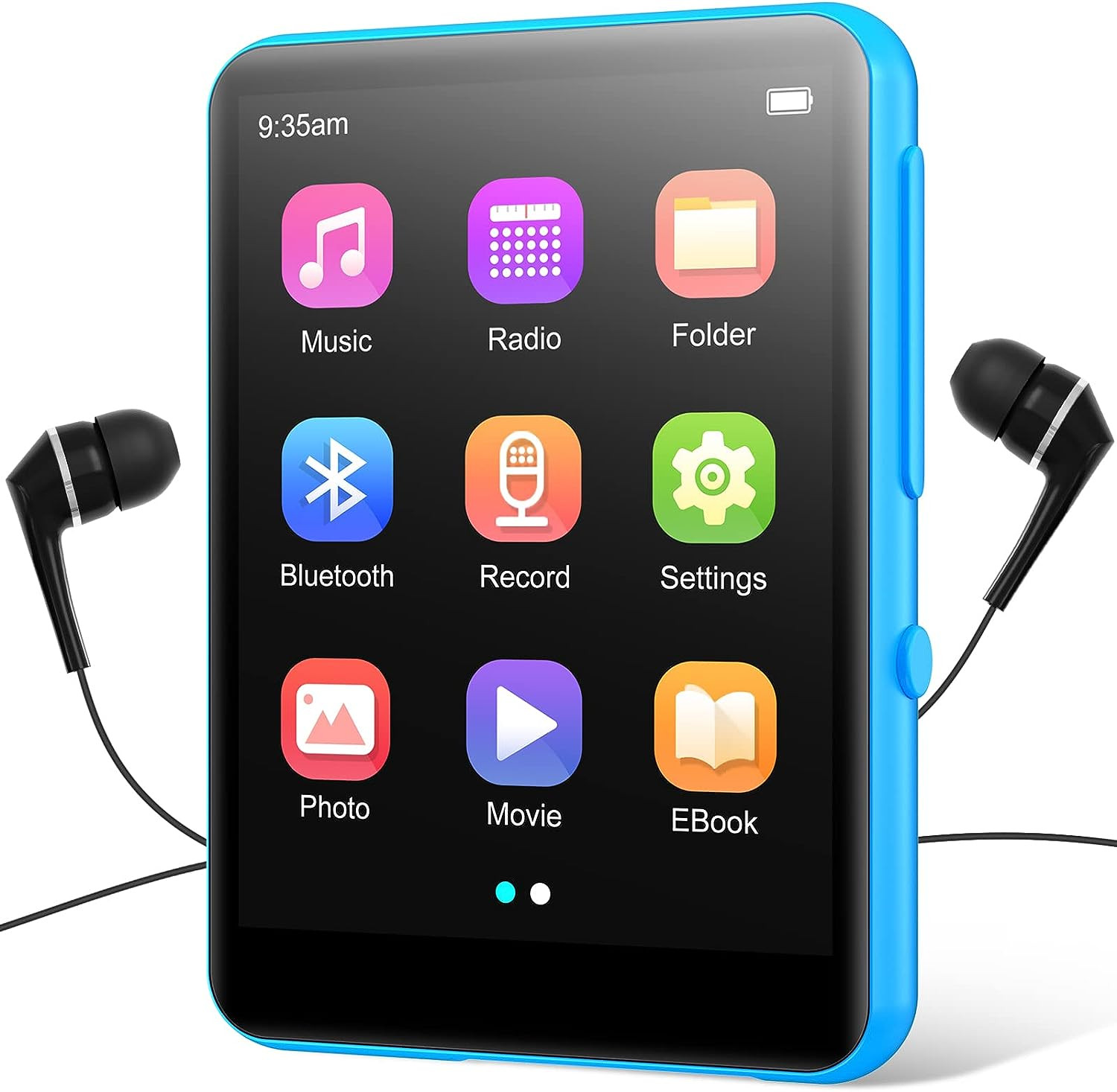 64GB Lettore MP3 Con Bluetooth 5.0, Lettore Musicale Portatile Qualità Del Suono