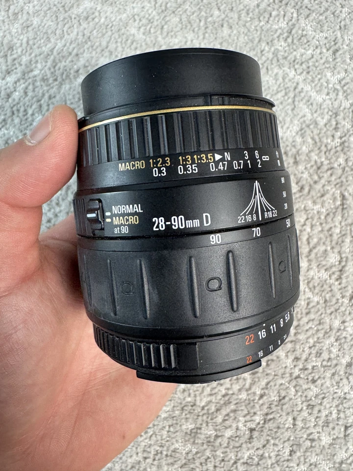 Quantaray 28-90mm f/3.5-5.6 D AF Macro Lens for Nikon AF Aspherical Japan - Image 2 of 4