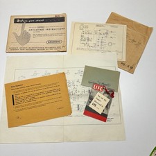 Grundig Majestic SO 205 Schematic Hang Tag Ep...