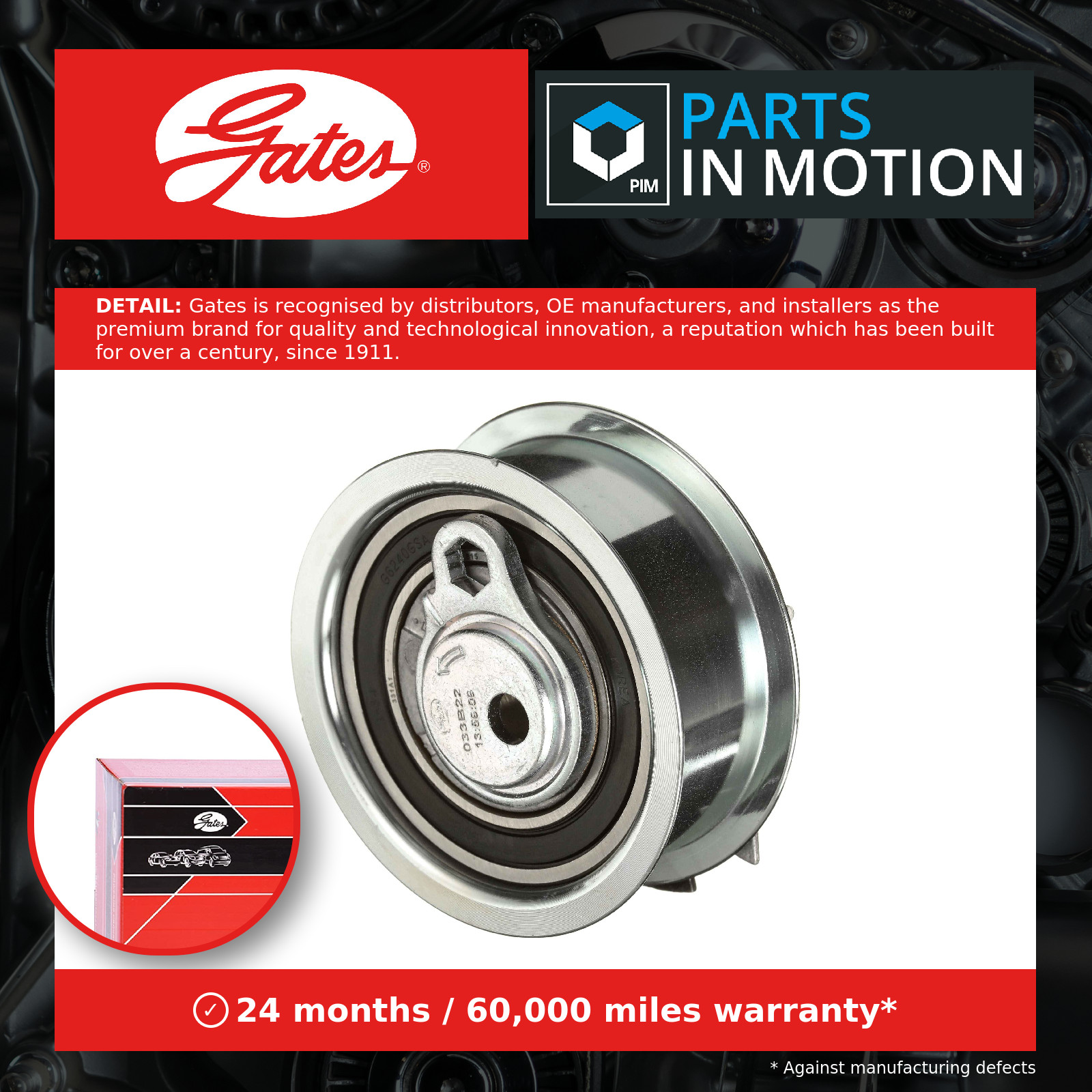 2x ✅Fits GATES T43219 TIMING BELT PULLEY ⭐UK Seller⭐ - Image 9