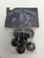 Vintage THREE STOOGES MARBLES 1940s Columbia Pictures LARRY MOE CURLY Sealed