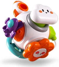 Montessori Sensory Toys for Toddlers 1-3 - Travel Activities Busy Board Cube - B