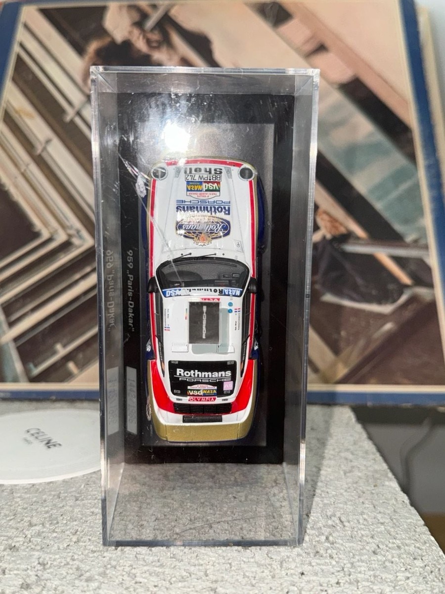 Spark WAP0209590NRLL Porsche 959 n° 186 Winner Rally Paris - Dakar