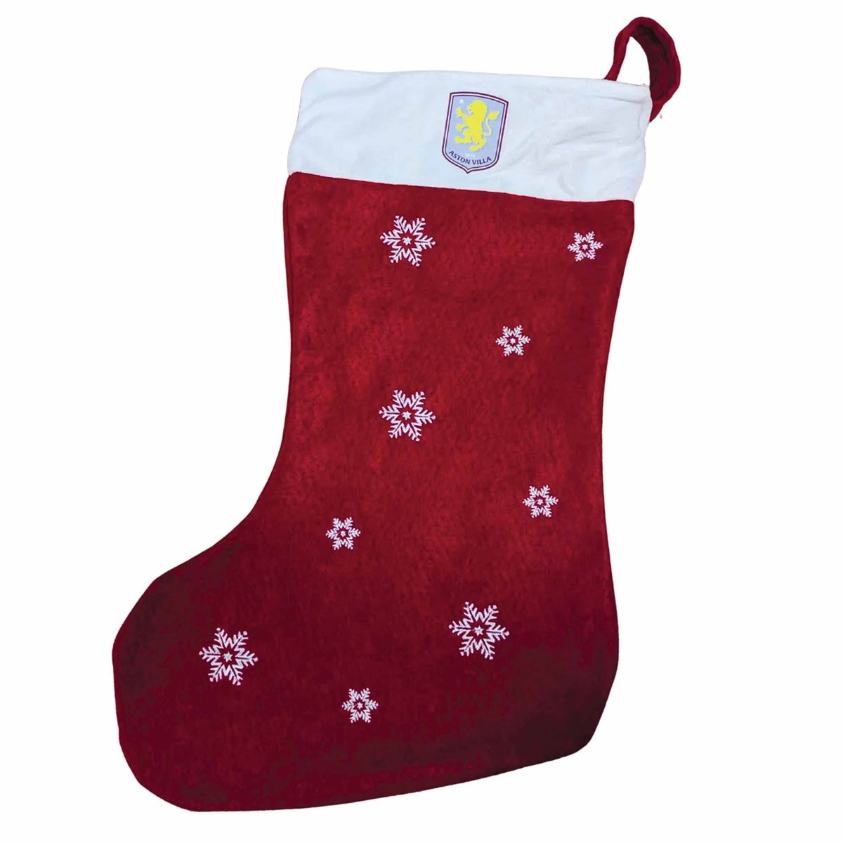 Aston Villa FC Snowflake Stocking, Christmas Ornaments & Stockings, Sports, Gift