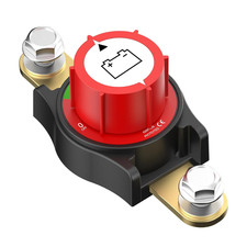 Side Post Battery Disconnect Switch, On/Off 12-48V Side Post Battery Switch Heav