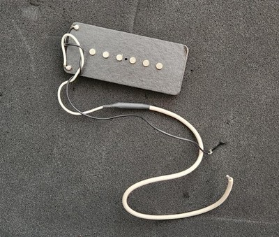 Seymour Duncan SJM2B Jazzmaster Bridge Pickup gebraucht weiß Anschlüsse