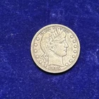 1915- D Barber Silver Quarter VF