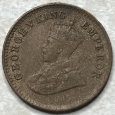 1935 c British India 1/12 Anna Foreign Coin F159