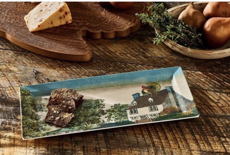 John Derian x Target Perched Turkey Melamine Serving Tray Rectangular Farmhouse - Image 3 of 4