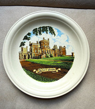 Vintage Goodliffe Neale Belvoir Castle Souvenir Plate Alcester Pottery England