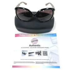 Authentic Salvatore Ferragamo SF668S Oversized Oval Sunglasses w/Case  COA