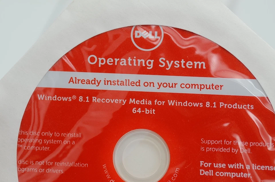 Dell Operating System Windows 8.1 Recovery Media 64 Bit DVD Sealed Genuine RGH4G - Image 3 of 4