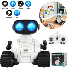 RC Robot Toys Rechargeable Remote Control Toy Robots LED Eye for Boys Girls Kids