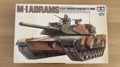 Tamiya 1/35 Kit 3624 M-1Abrams - Ultra Rare Model Kit 1980