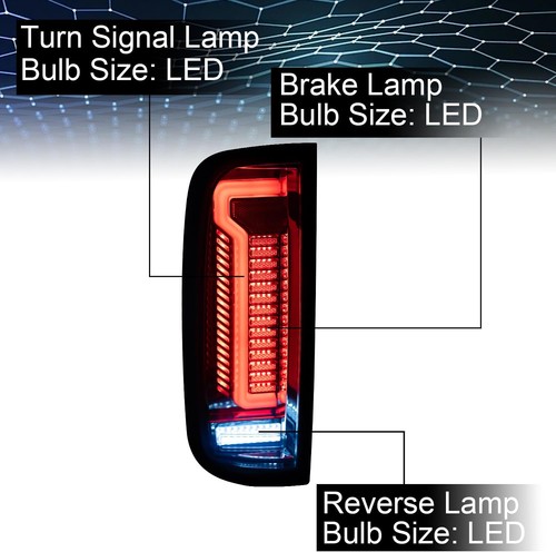 Par de luces traseras LED compatibles con Chevy Chevrolet Colorado Smoke 2015-2022 - Imagen 5 de 9