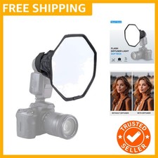 Flash Diffuser Light, Portable Camera Flash Softbox 8inch Mini Soft Flash Lig...
