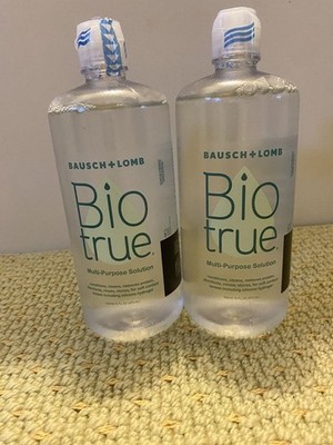 Baush & Lomb Biotrue Multi-purpose Solution 2 x 16 Ounce  sealed exp 3/27