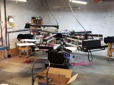 #ad automatic screen printing press used $1000.00