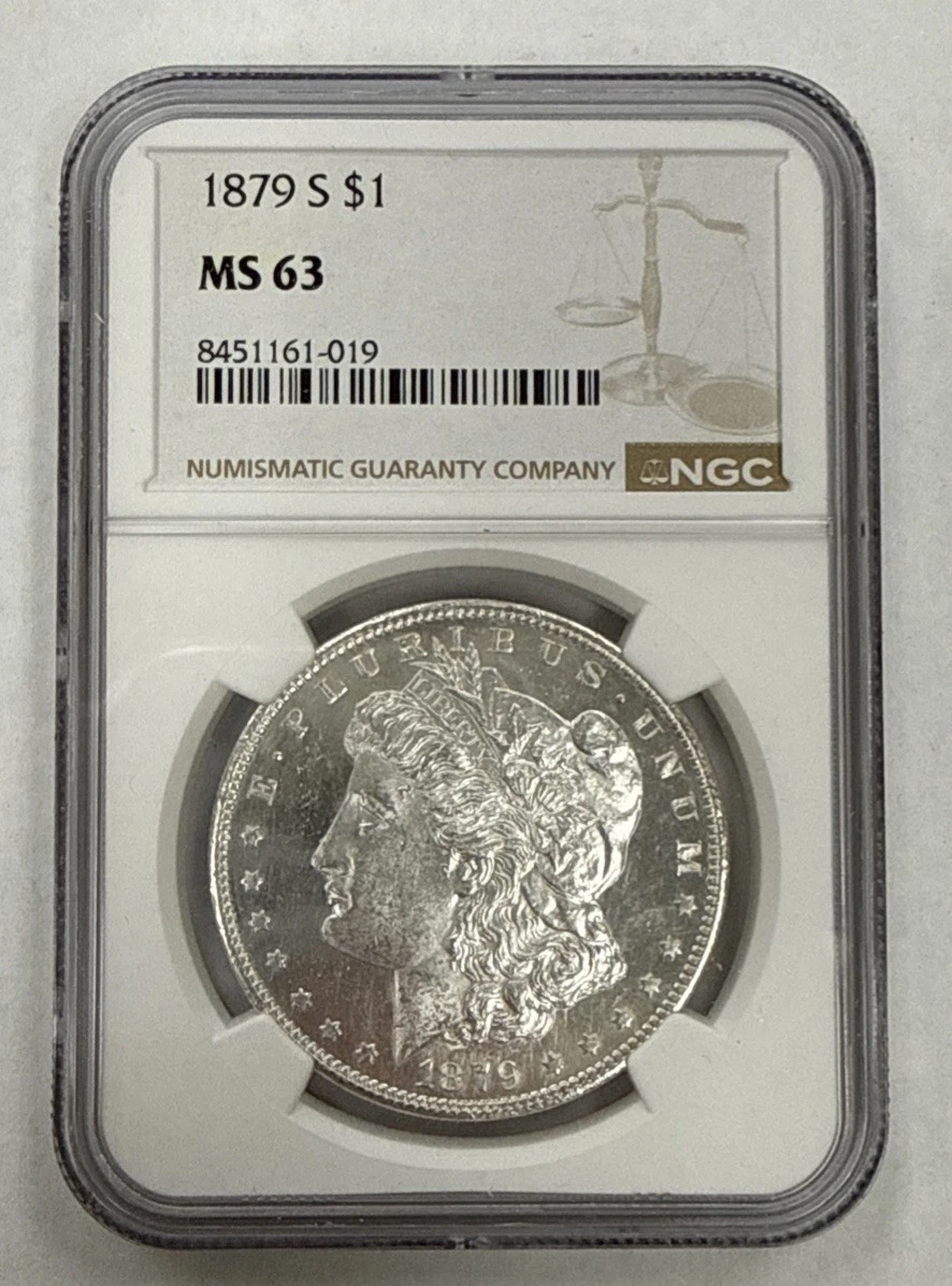 1879 Grade MS 63 Morgan US Dollars for sale | eBay