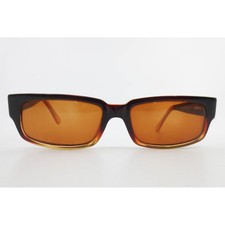 Spotlight #6 Dark Brown Tortoise Rectangular Sunglasses 49-18-135 USA Made