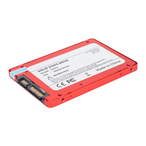 Hsthe Sea 2.5in SSD Red High Speed Metal Hard Drive For Desktop Computer Lapt CB - Afbeelding 20 van 38