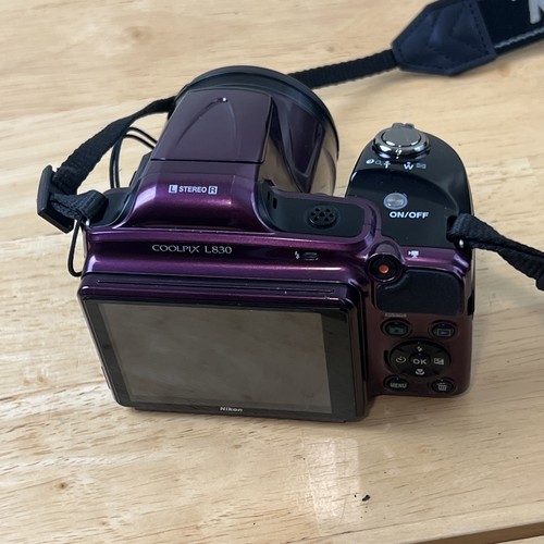 Nikon COOLPIX L830 16MP 34x Zoom Kompakt Digitalkamera rot getestet FUNKTIONIERT - Bild 10 von 13