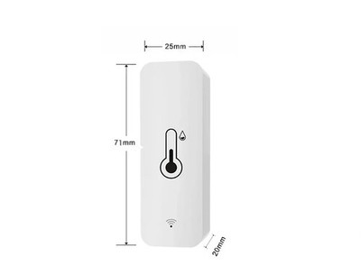 Smart Temperature And Humidity Sensor WiFi APP Remote Monitor For Smart Home 