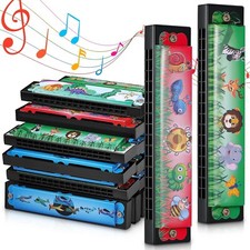 30 Pcs Harmonica for Kids 16 Holes Harmonicas Musical Instrument Toy Gift Car...
