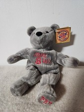 Jerome Davis Beanie Bear with tag, Profesional Bull Riders, Salvino's Bammers
