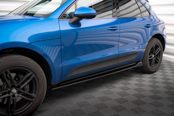 Maxton Design Seitenschweller Ansatz (Paar) Passend FüR Porsche Macan Mk1 Schwar-image