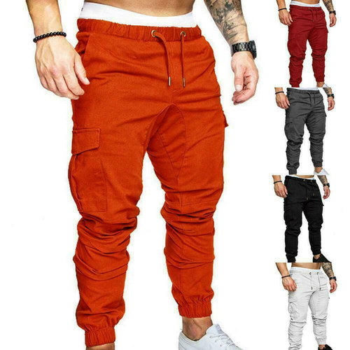 Pantalones Elásticos De Algodón Para Hombre, Pantalón Largo, Estilo Militar,  | eBay