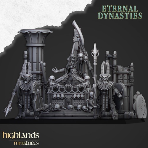 Pharao Trauerschiff, Highlands Miniatures, Eternal Dynasties - Bild 3 von 9