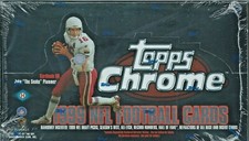 1999 TOPPS CHROME FOOTBALL FACTORY SEALED HOBBY BOX #3