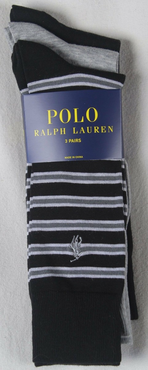 ralph lauren dress socks Polo Stripe - Pack Of 3 Black/Grey At Nordstrom Rack - Mens Clothing - Underwear & Socks This essential Polo Ralph Lauren three Polo Ralph Lauren Solid And