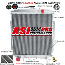 3 Row Radiator For 1954-1956 Ford Country Squire Police Interceptor V8 3.9l5.1l