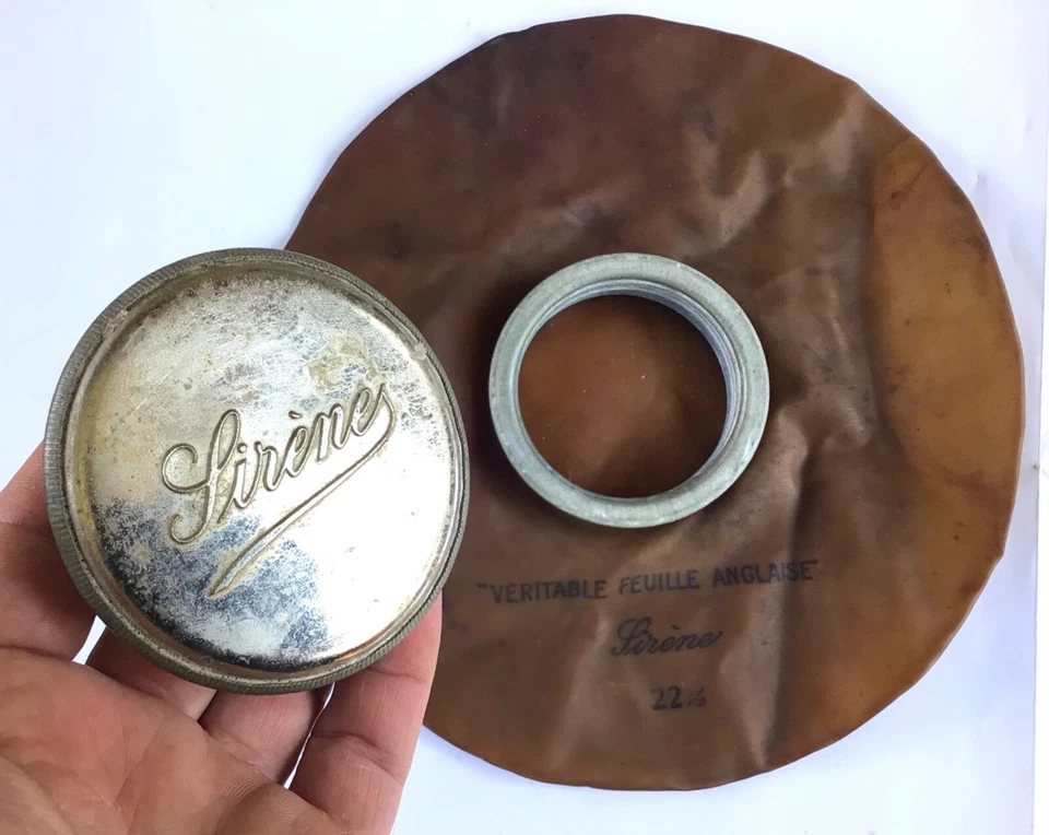 ANCIENNE BOUILLOTTE DE TÊTE OU CORPS SIRÈNE 22 G/M OLD HEAD HOT WATER BOTTLE - Photo 4/4