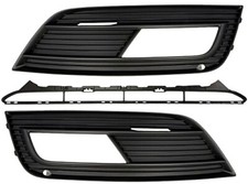 SET Lüftungsgitter GITTER Stoßstange vorne Für AUDI A4 B8 11.2011-12.2015