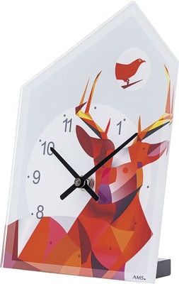 reloj de mesa moderno con revestimiento de aluminio - AMS Modelo: 519