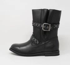 Harley Davidson Callista Black Leather Women Boots Shoes