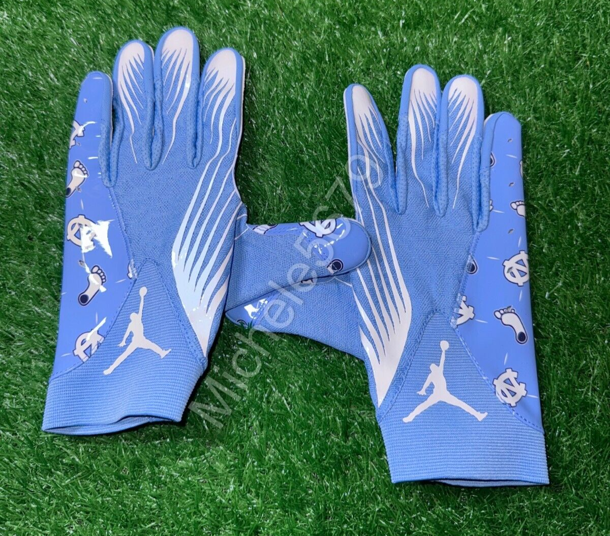 Nike Jordan UNC Tarheels Team Issued Fly Vapor Knit Blue Football