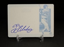 1/1 Printing Plate 2019 Panini Contenders JJ Bleday RC Auto